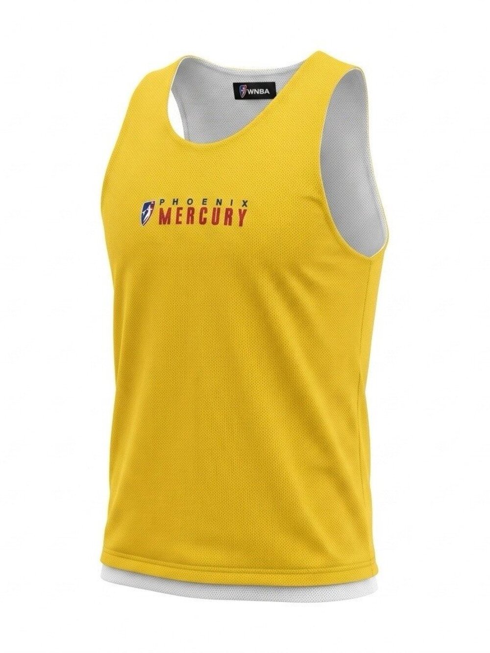 Vintage Reebok Phoenix Mercury WNBA Reversible Practice Tank Jersey Yellow Sz XL